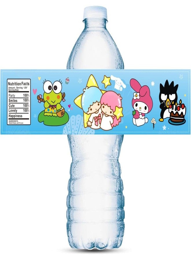 fancigo 24PCS Kitty and Friends Water Bottle Labels 8.5” x 2” - Image 5